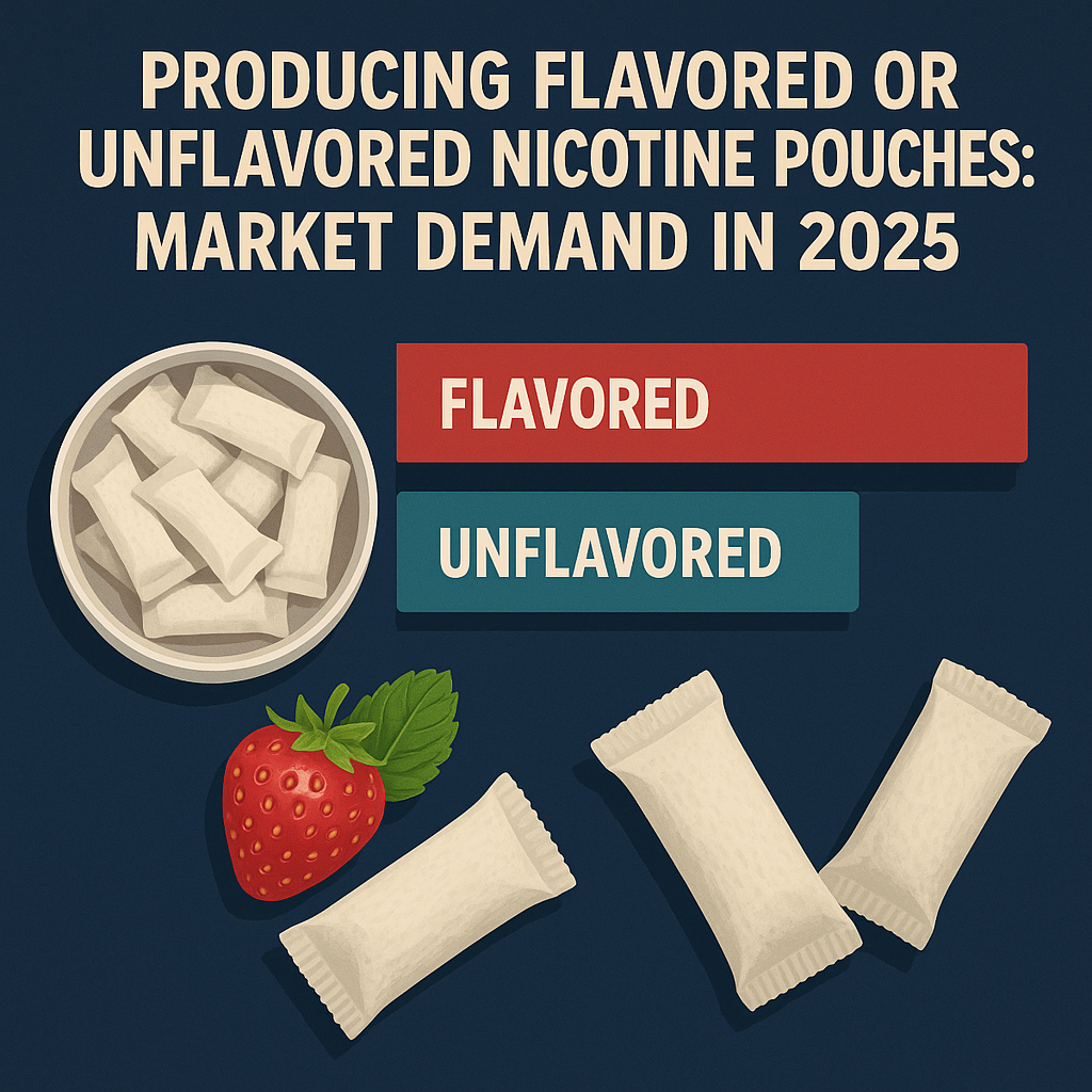 Producing Flavored or Unflavored Nicotine Pouches: Market Demand in 2025