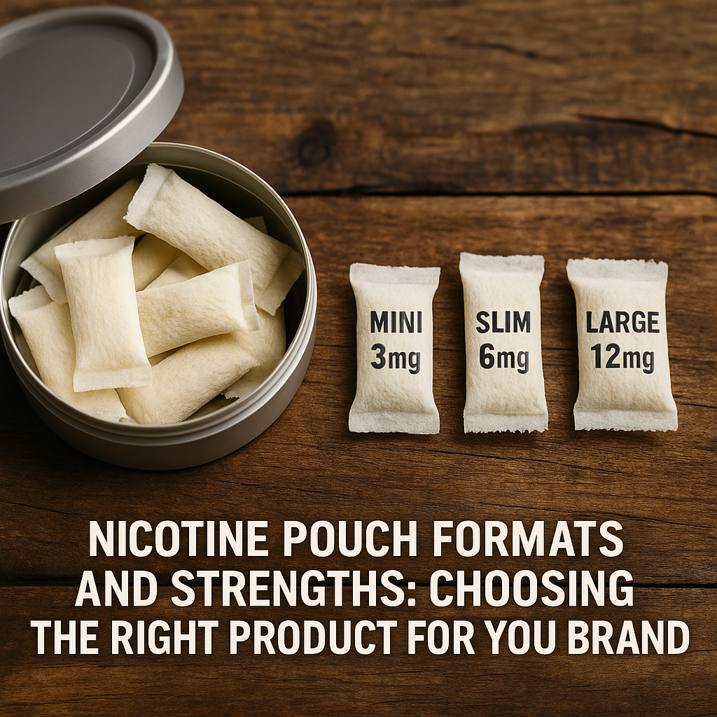 Nicotine Pouch Formats and Strengths: Choosing the Right Product for Your Brand